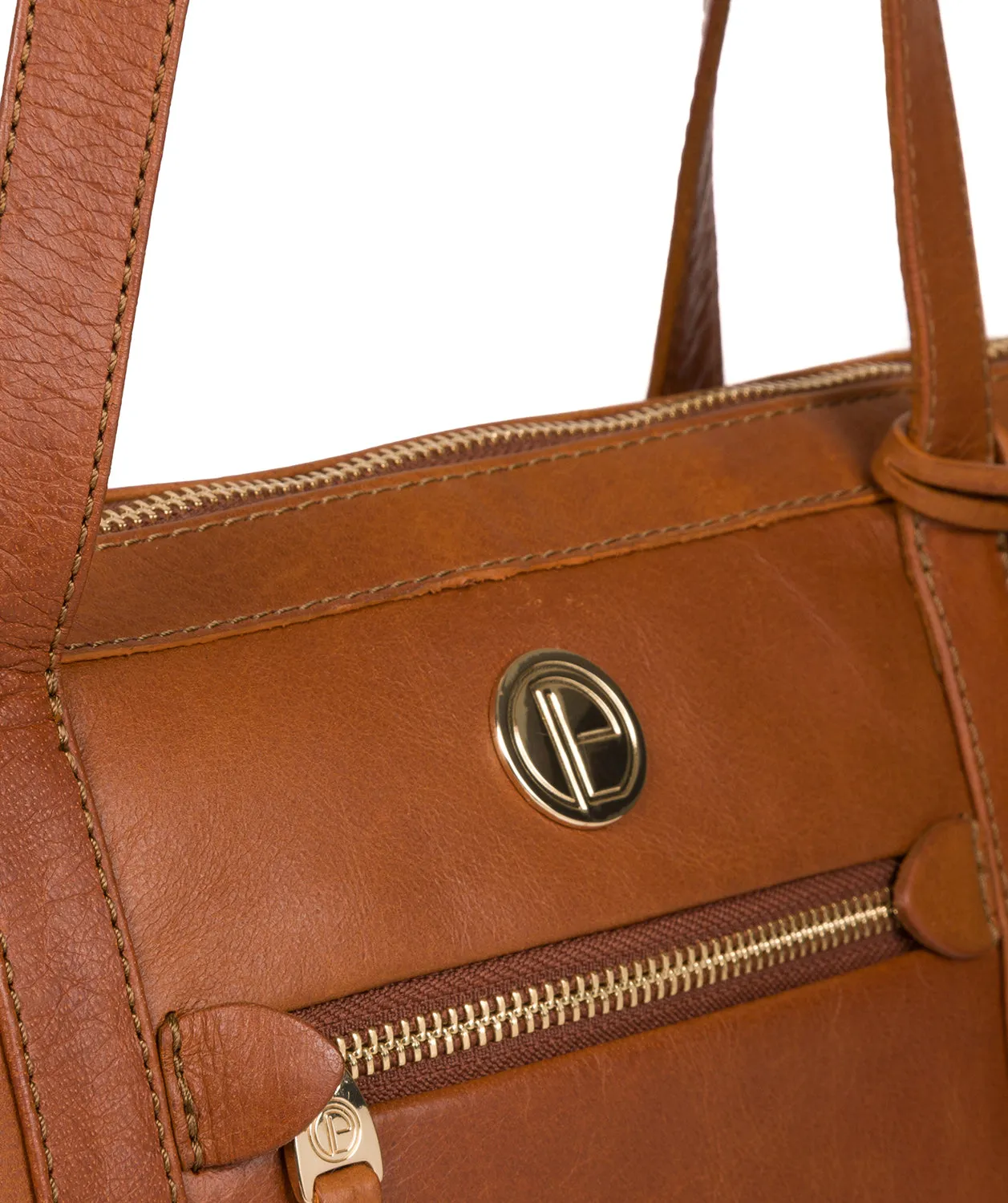 'Willow' Hazelnut Leather Tote Bag