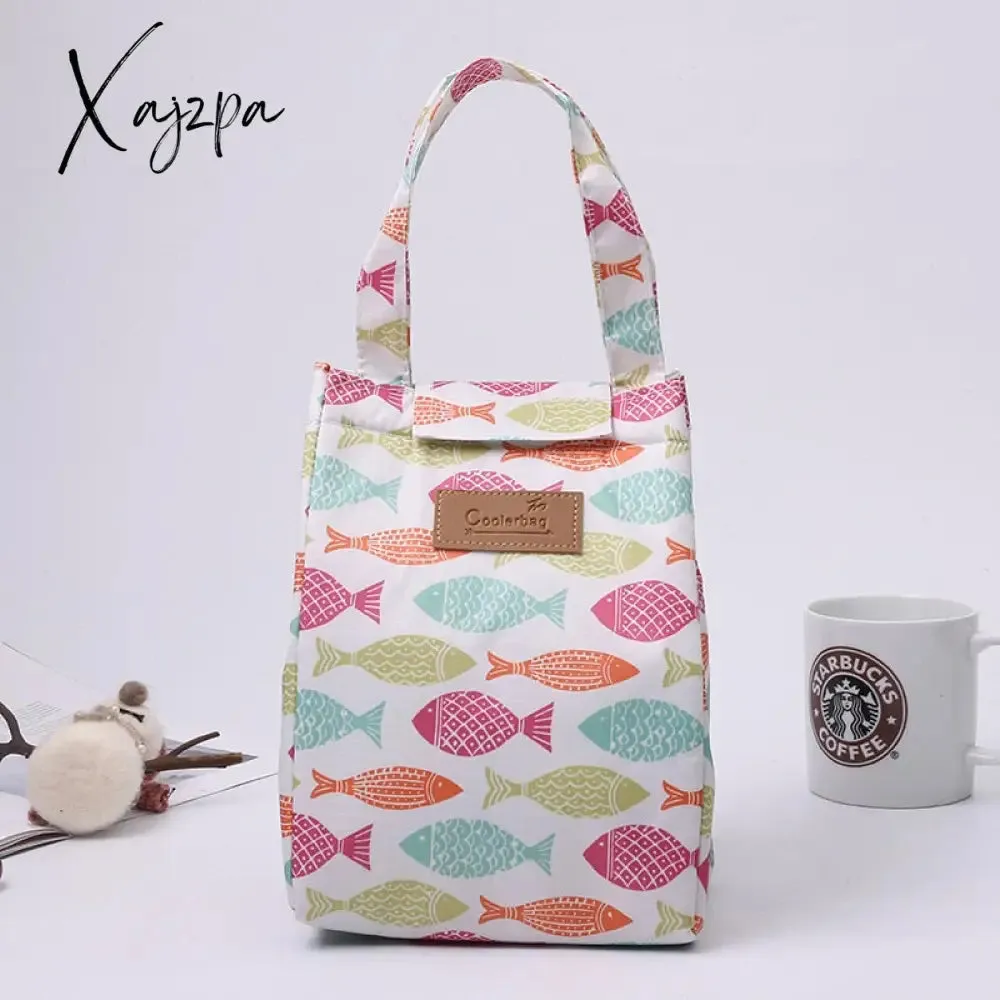 Xajzpa - Fashion Lunch Bag Insulated Thermal  Lovely Cat Multicolor Breakfast Box Bags Women Portable Hand Pack Picnic Travel Products