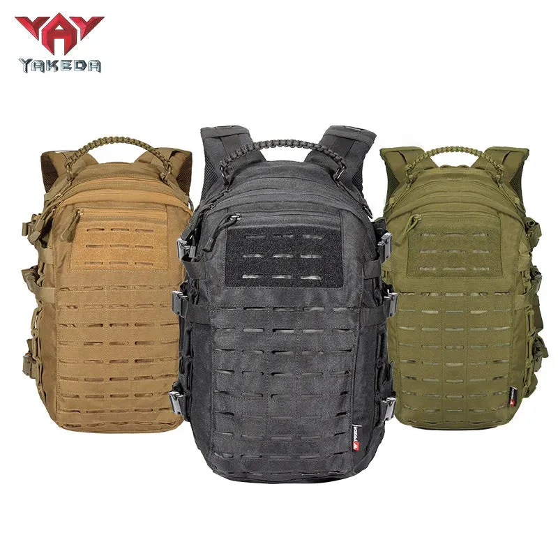 YAKEDA new design polyester laser molle bag hiking softback back pack military tactico molle backpack
