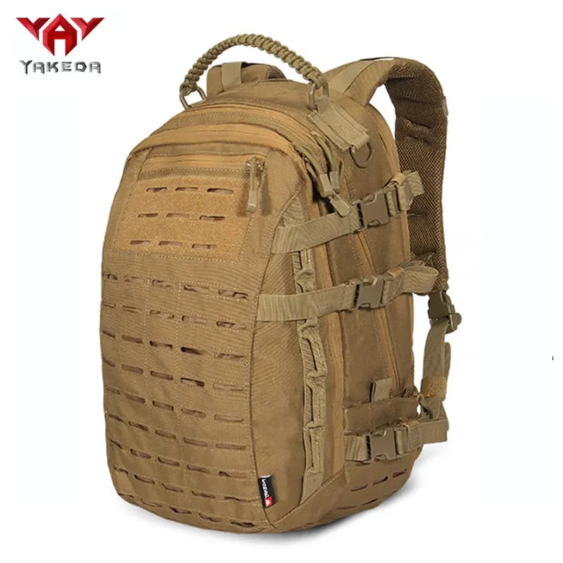 YAKEDA new design polyester laser molle bag hiking softback back pack military tactico molle backpack
