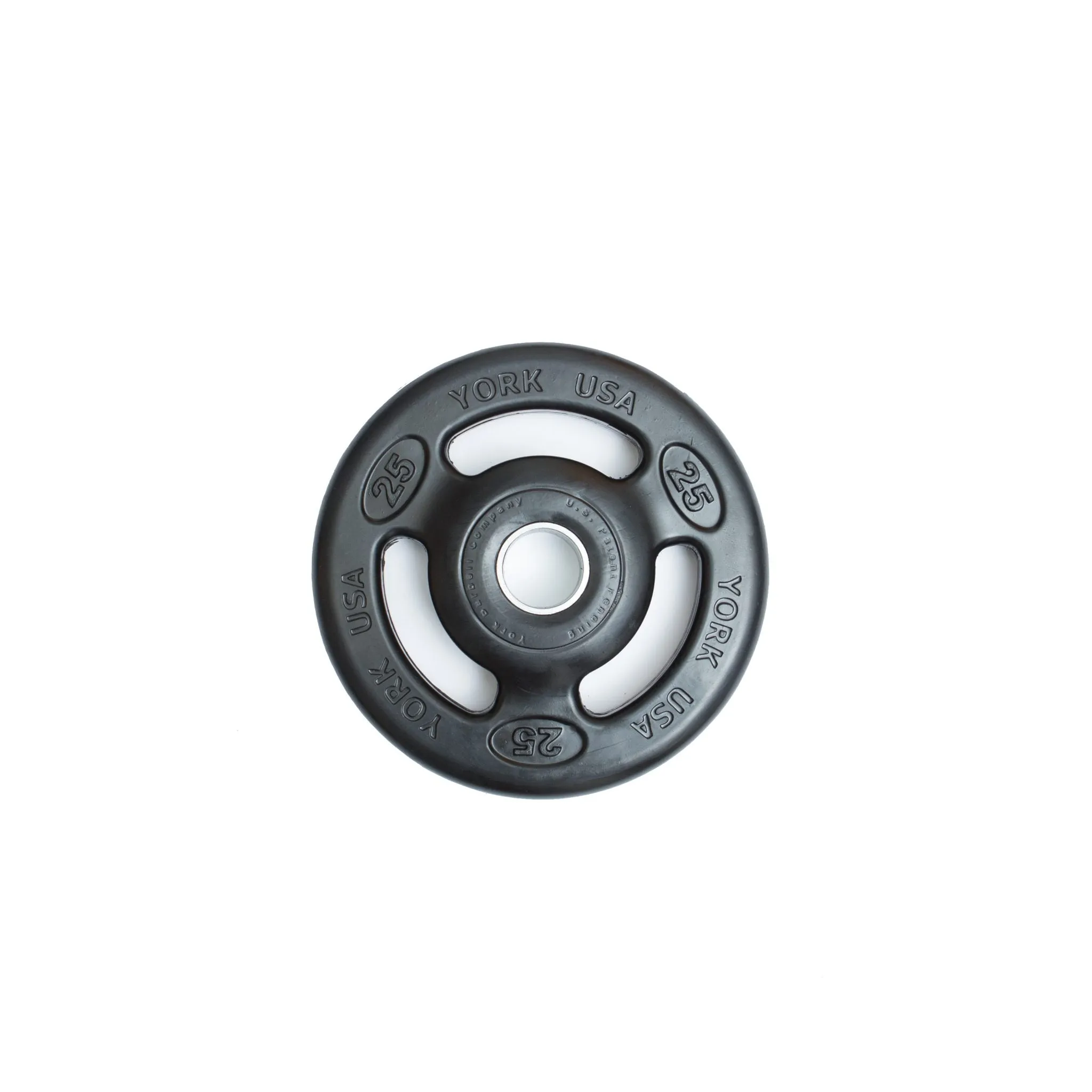 York Iso-Grip Rubber Encased Steel Olympic Plates