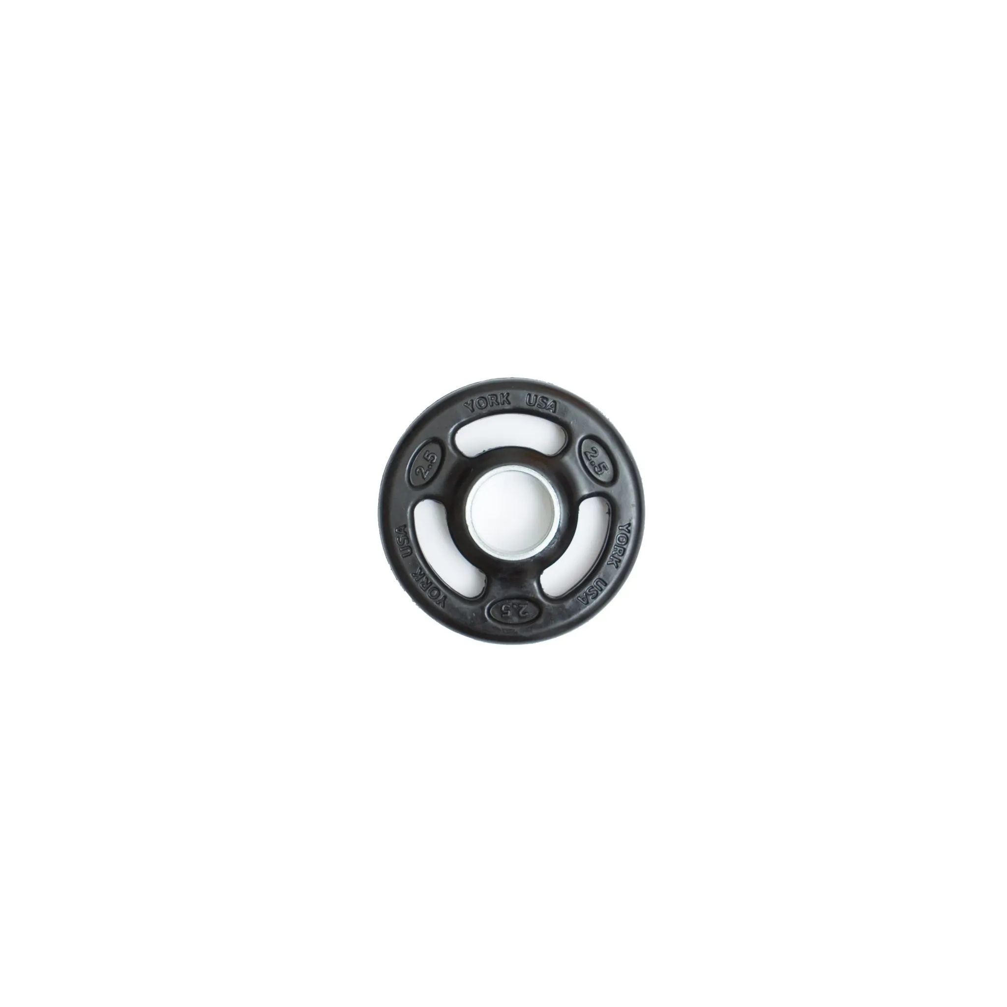 York Iso-Grip Rubber Encased Steel Olympic Plates