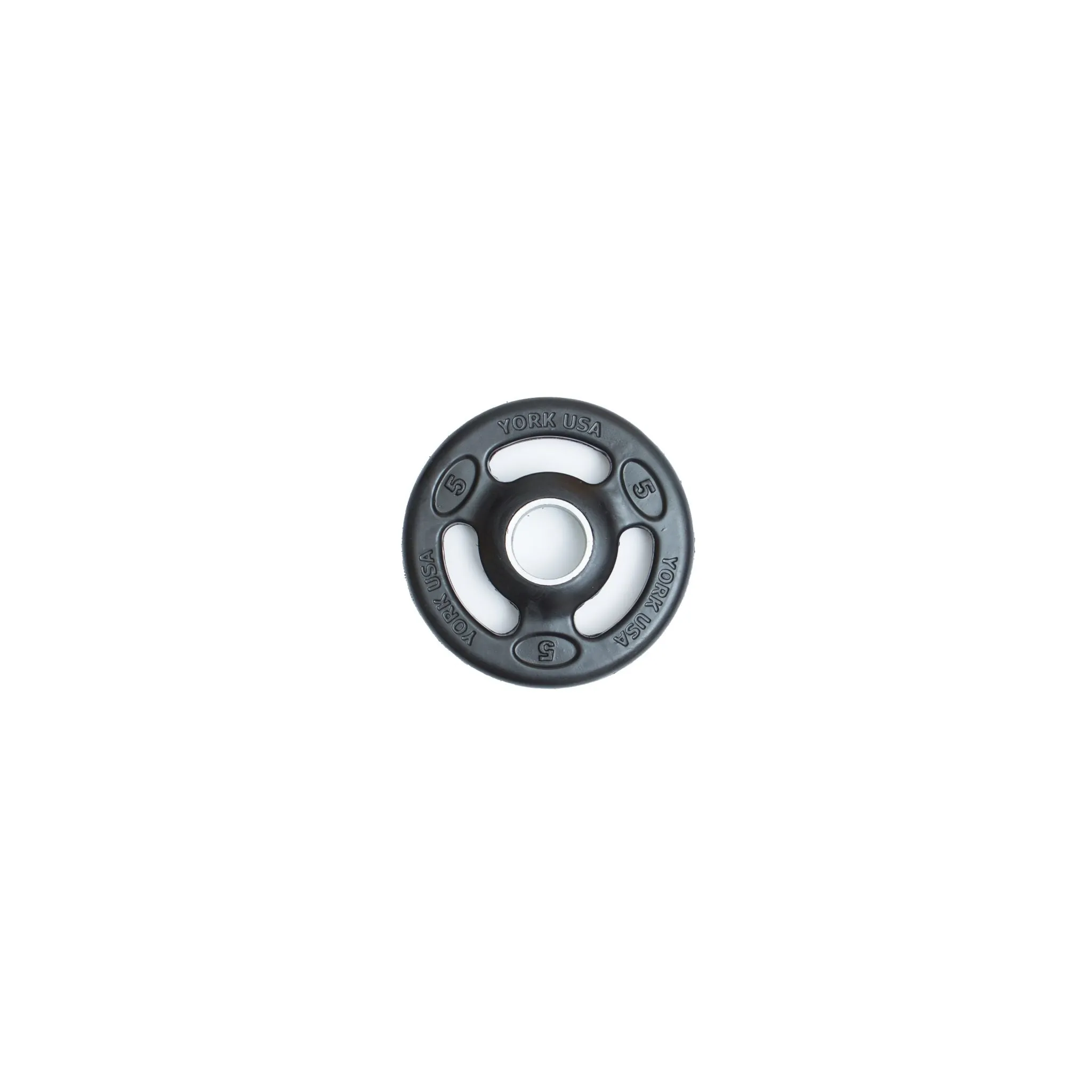 York Iso-Grip Rubber Encased Steel Olympic Plates